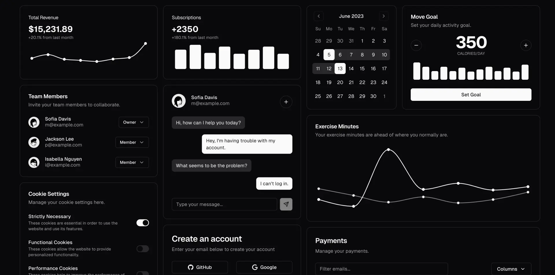 Landing page preview